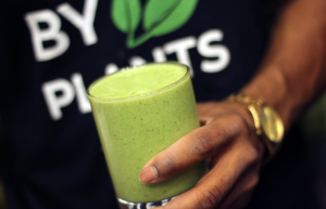 Green Protein Smoothie made by Najee from Mogul Body